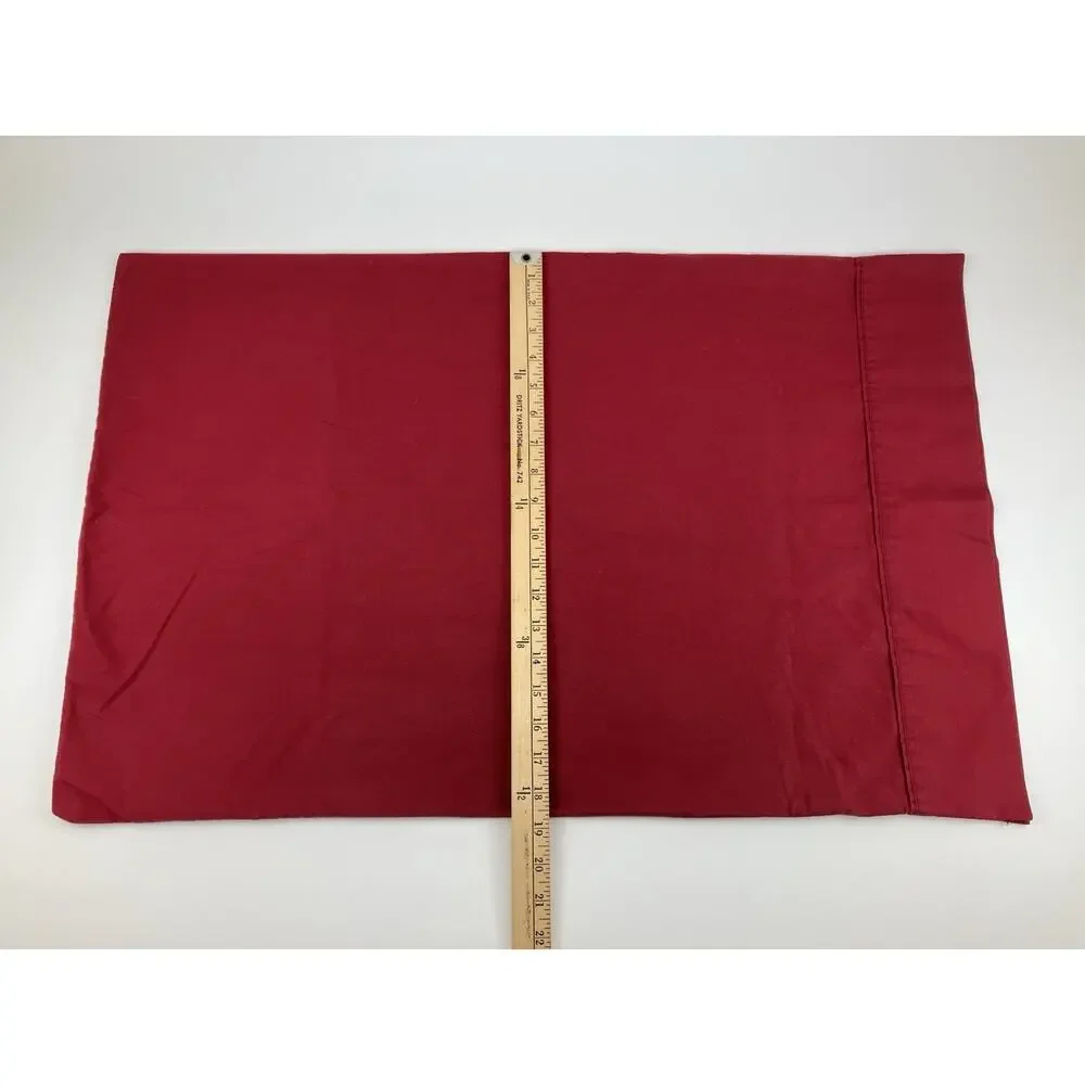 Pillow Case Red Size Standard 20x26